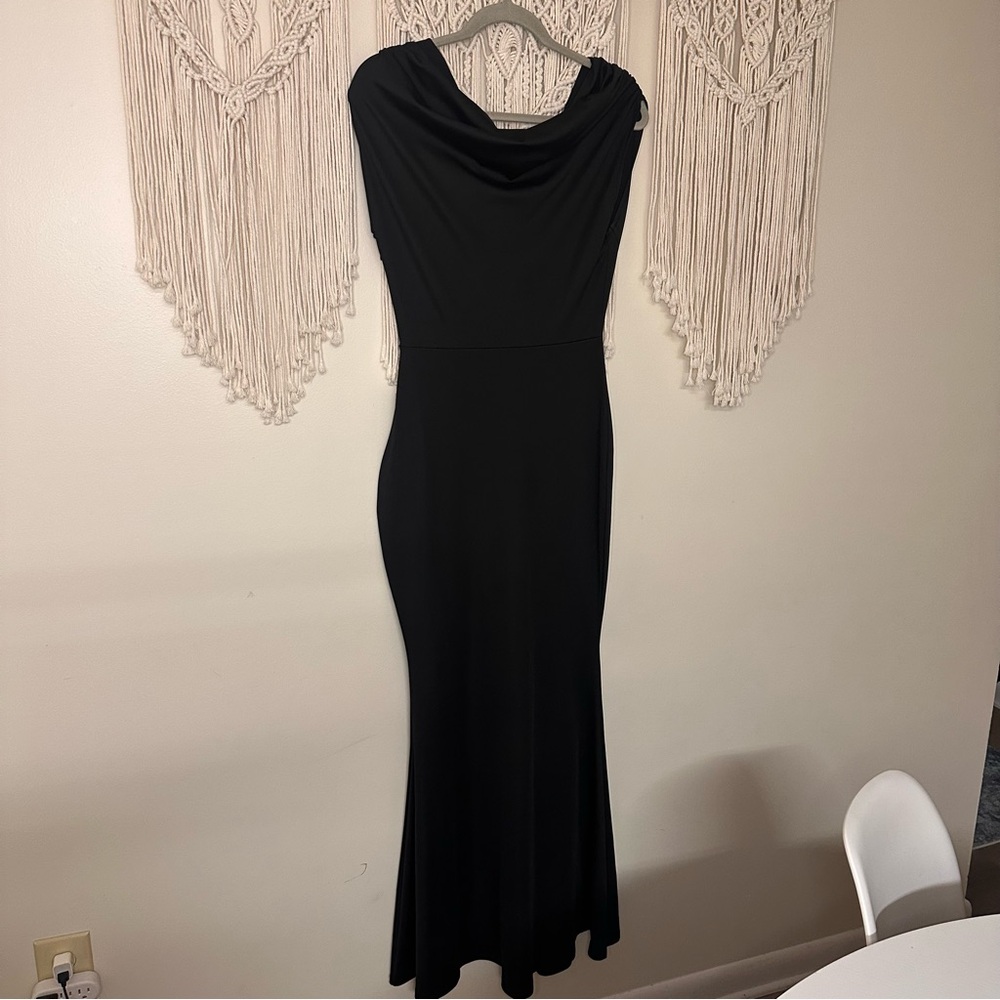 Elegant Black Evening Gown Size S